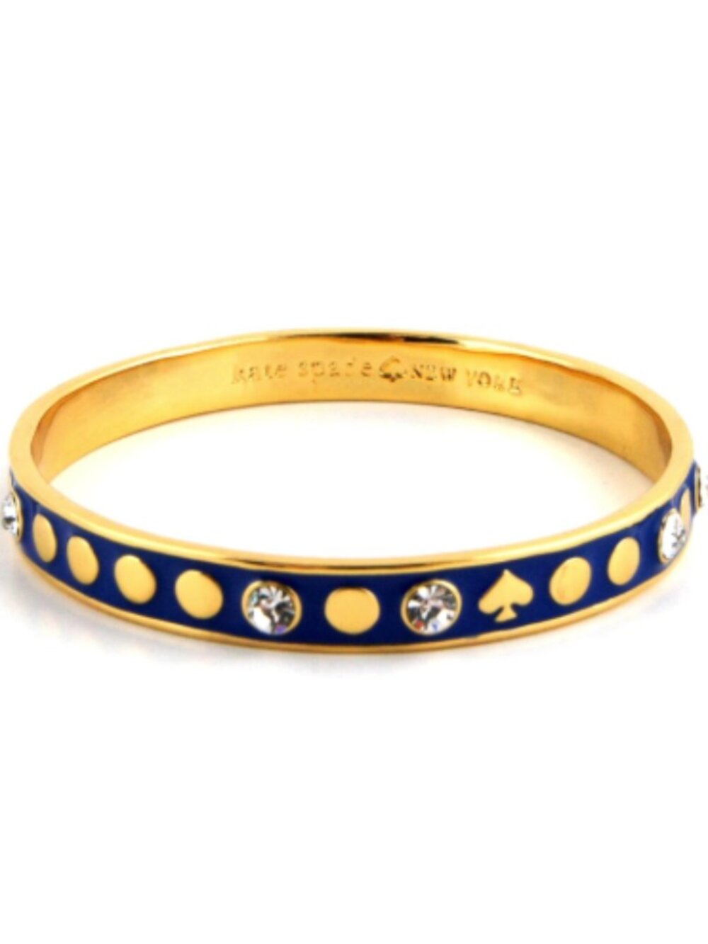 Kate Spade New York Spot The Spade Bangle Bracelet (Missing Stone)